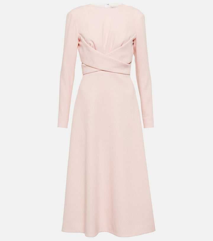 فستان ميدي بأكمام طويلة وخصر منسدل – سيلفن