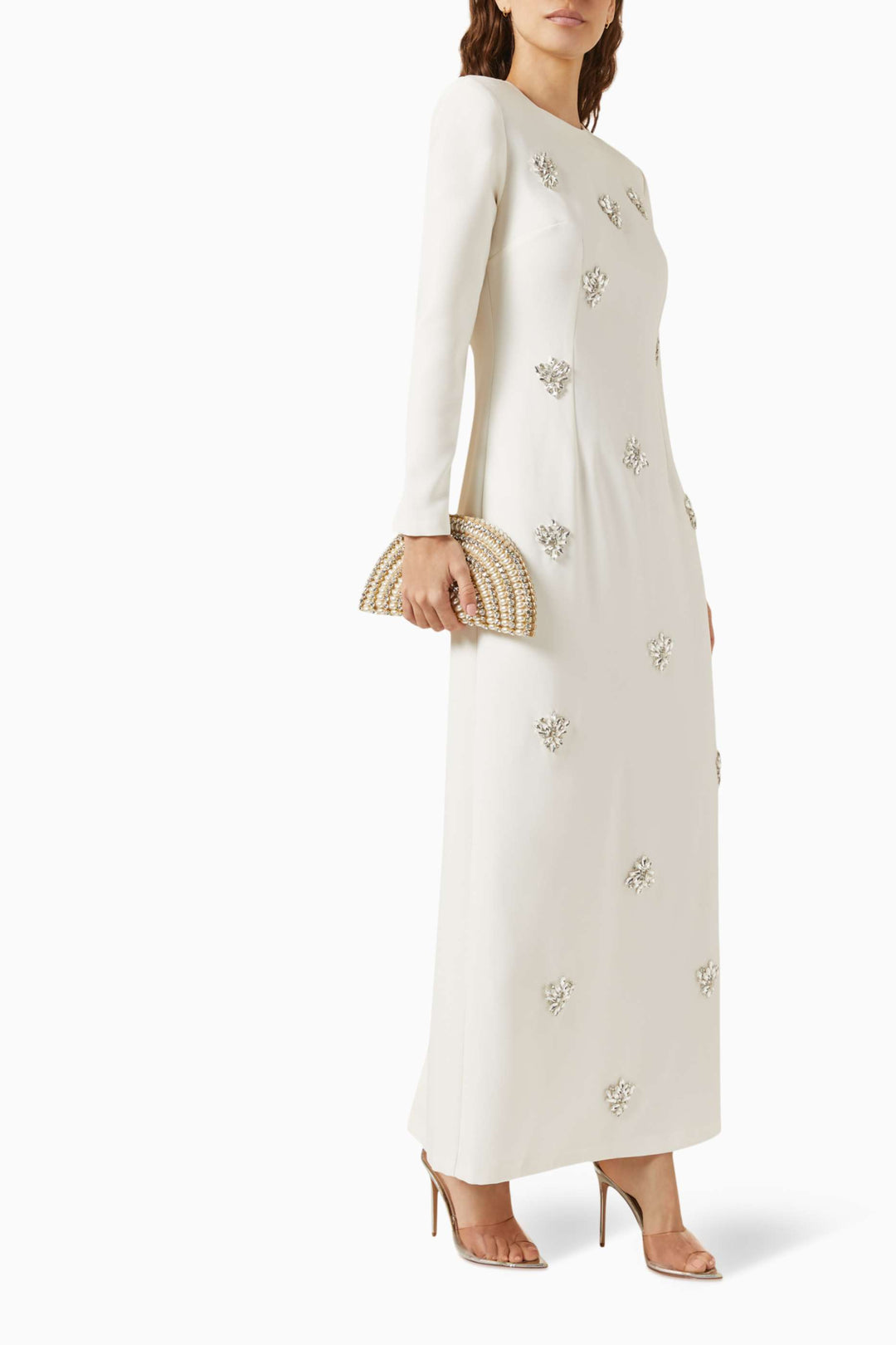 فستان كيب مزين بالكريستال – أوريليا