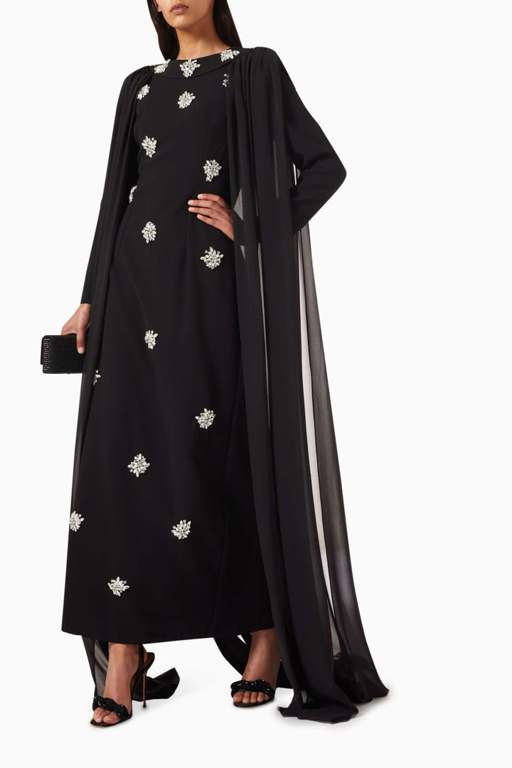 فستان كيب مزين بالكريستال – أوريليا