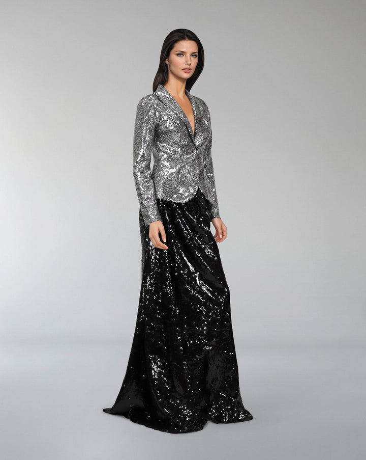 Sequined Blazer and floor-length skirt - Set