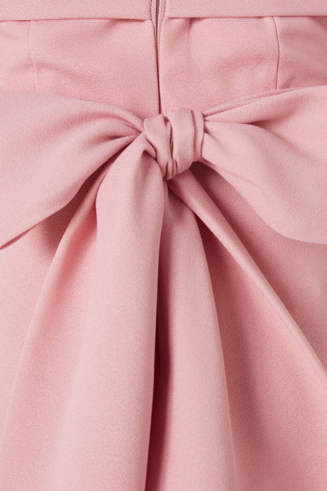 Blush A-Line Dress with Beaded Overlay Cape – ELARA