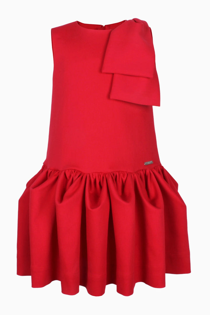 Sleeveless Peplum Dress with Sheer Shoulder Panel – PETAL