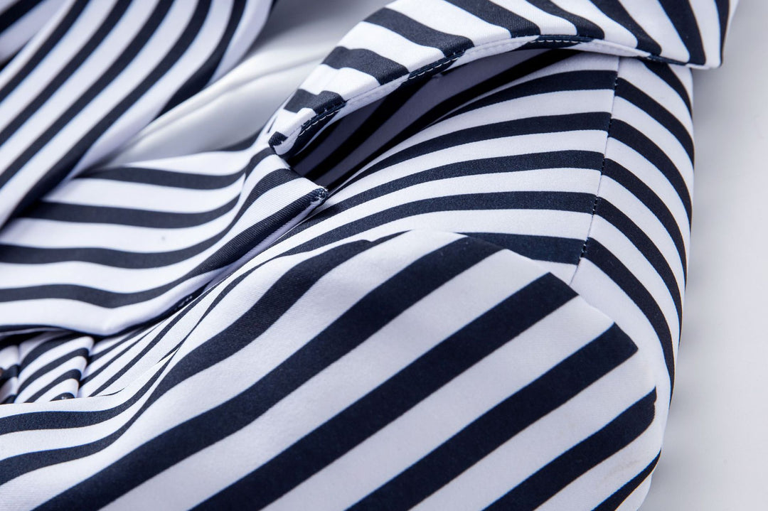 Haut à manches évasées plissées et ensemble jupe longue avec ceinture à la taille – Rosiny 