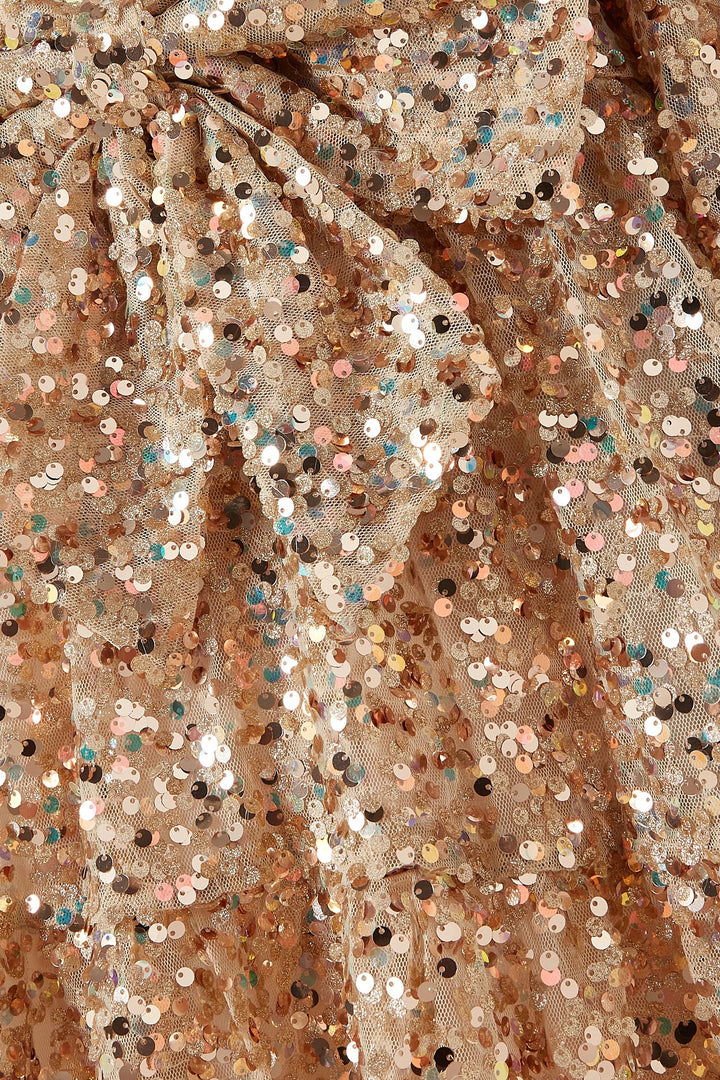 Sequin Babydoll Dress with Bow Detail – AURELIA