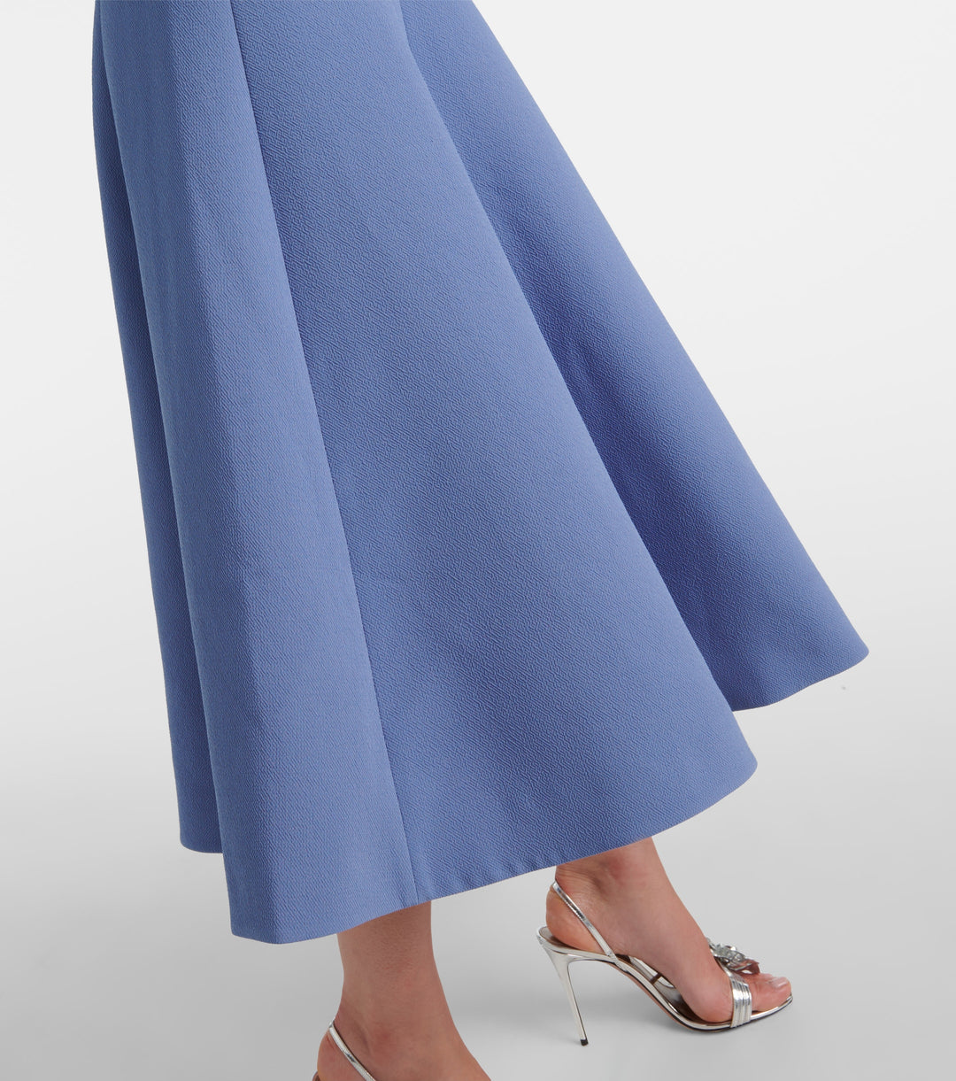 فستان ميدي بأكمام طويلة ومُجمّع – سيلينا