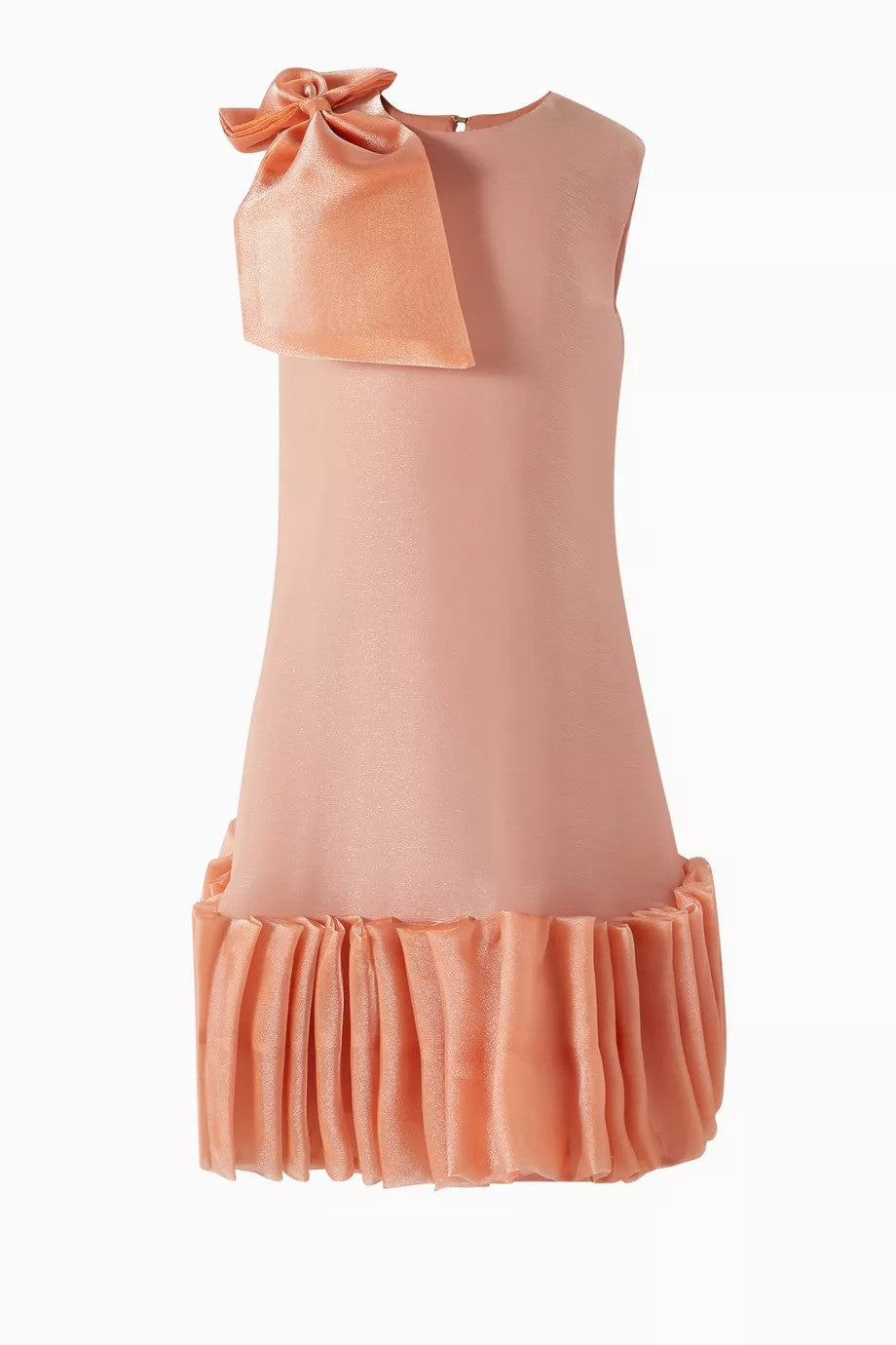 Sleeveless A-Line Dress with Pleated Hem – LUNA