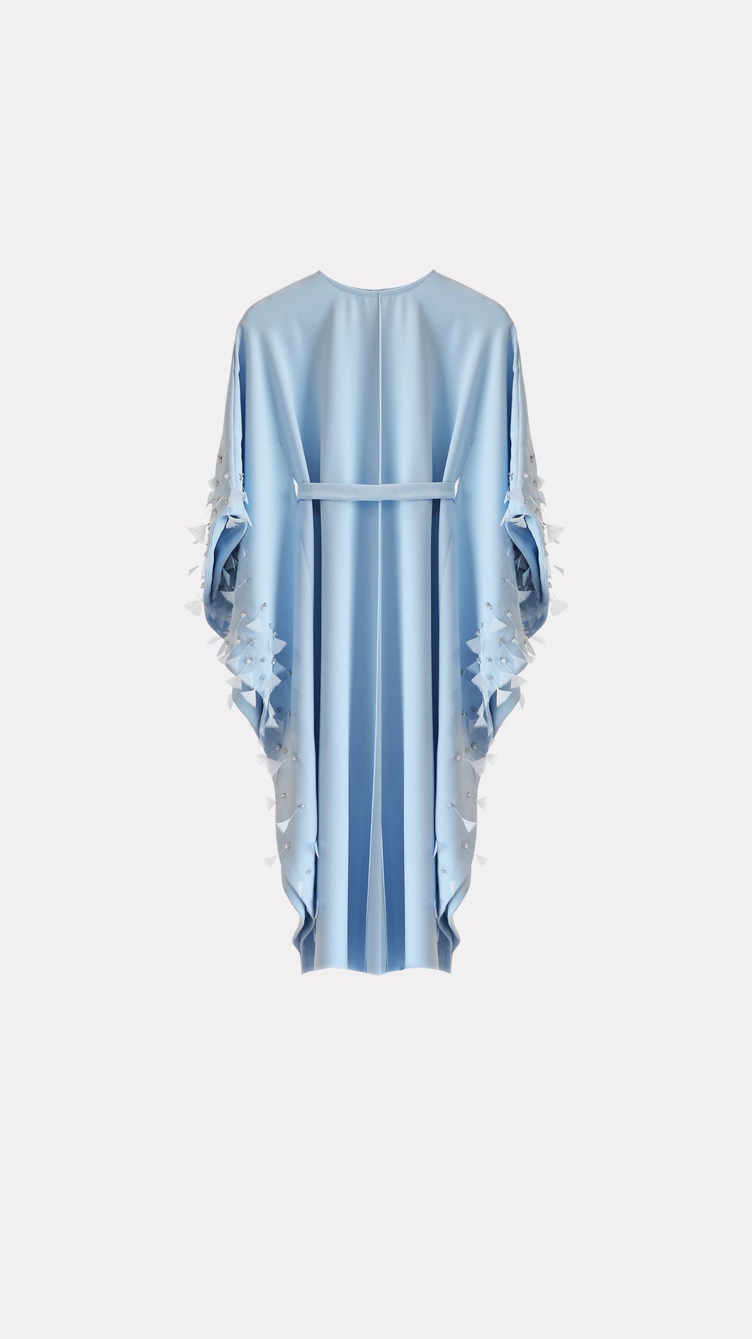 Cape-Sleeve Maxi Dress with Beaded Details – BADR