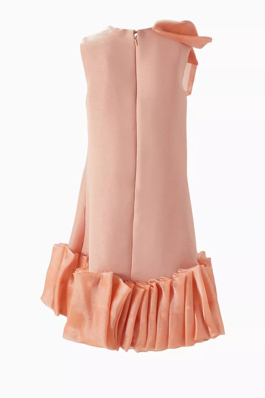 Sleeveless A-Line Dress with Pleated Hem – LUNA