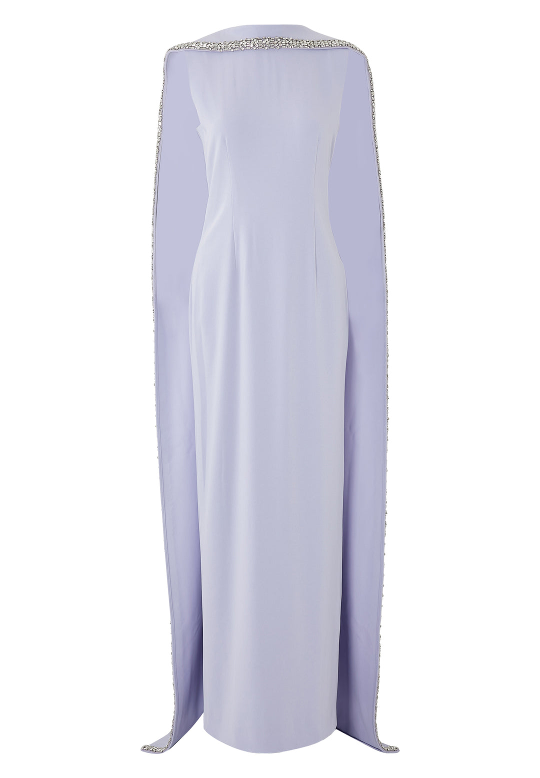 فستان عمودي بأكمام كاب مزخرف – لافينيا