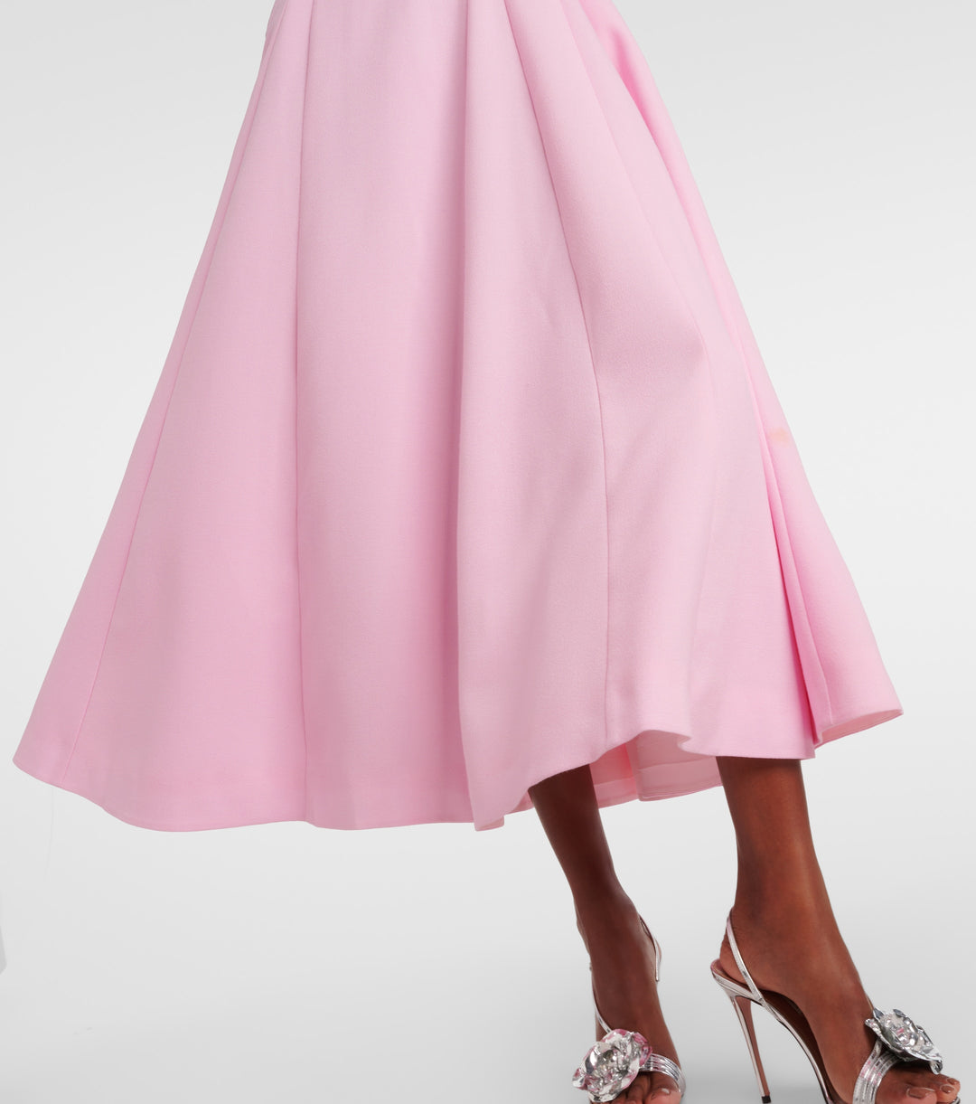 فستان ميدي واسع بأكمام نصفية – استرخاء