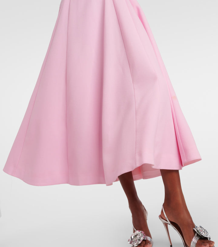 فستان ميدي واسع بأكمام نصفية – استرخاء