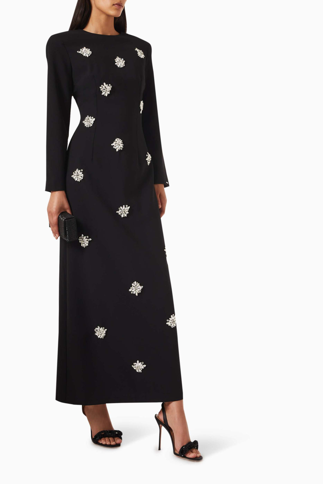 فستان كيب مزين بالكريستال – أوريليا