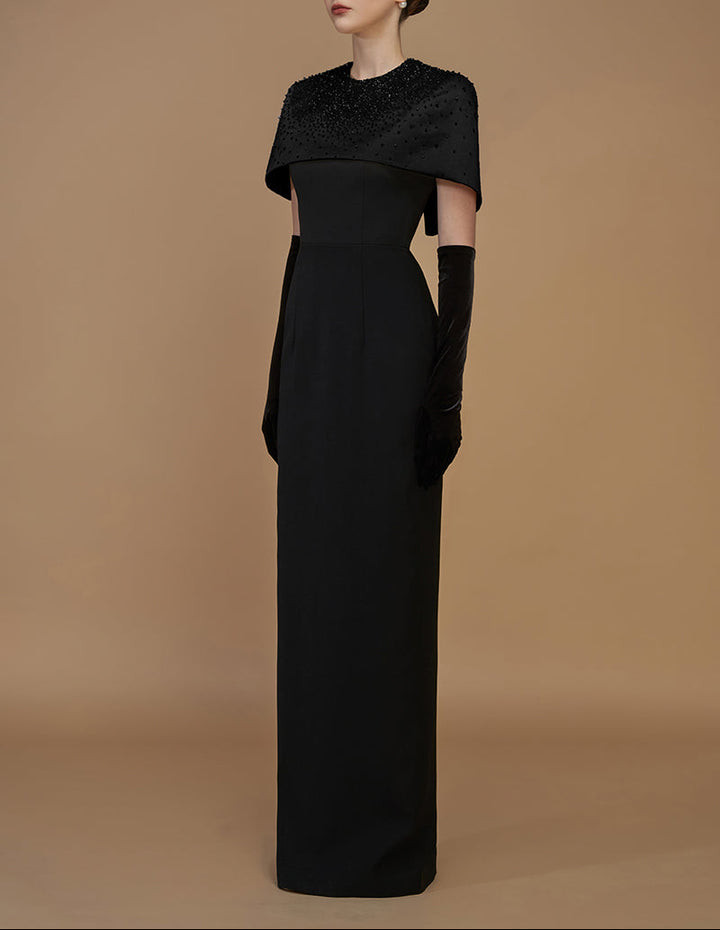 فستان عمودي قصير مزخرف – أدريانا