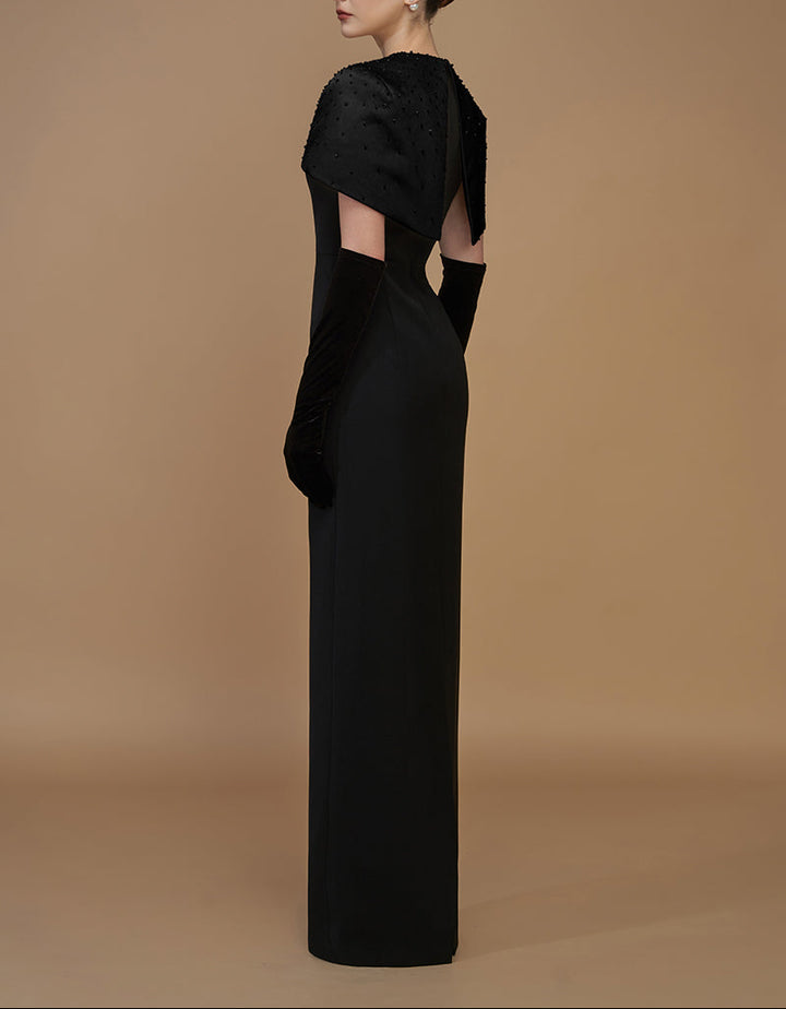 فستان عمودي قصير مزخرف – أدريانا