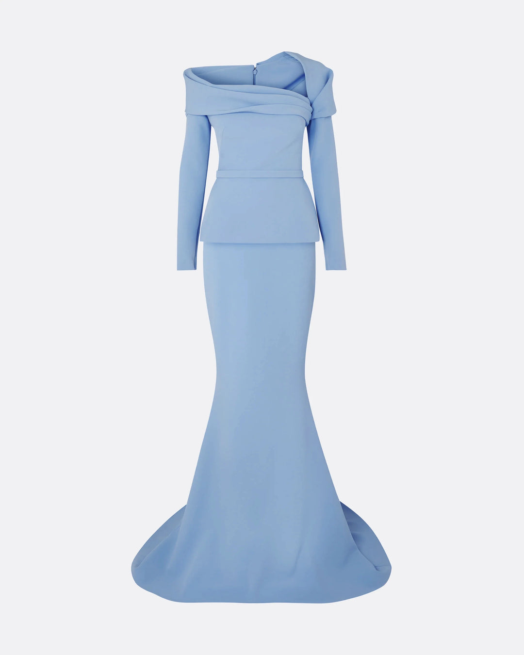 فستان مكشوف الكتفين مع خصر منفوش – سيرينل