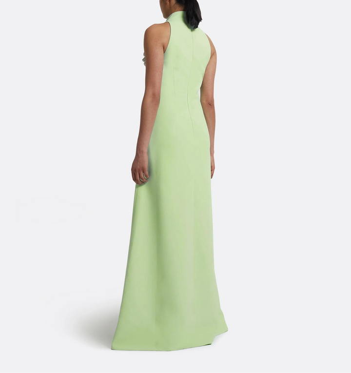 فستان بدون أكمام مزين بالفضة – مينتا