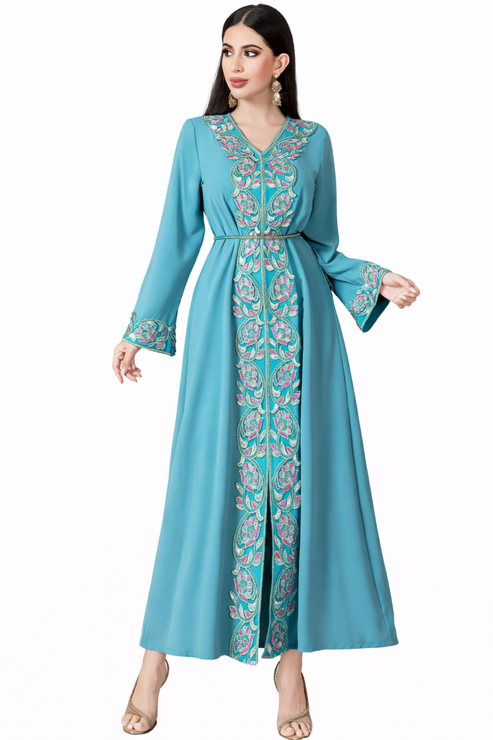 fluid sculpted evening dress with refined drape – CALISTA