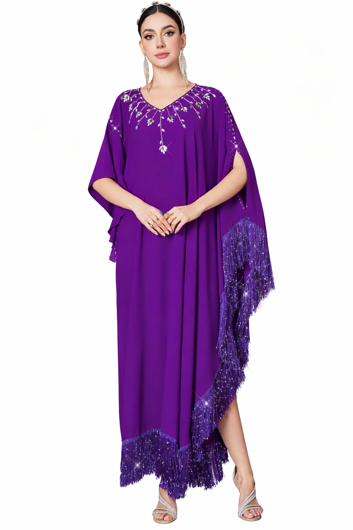 architectural draped dress with modern cut – ELARA