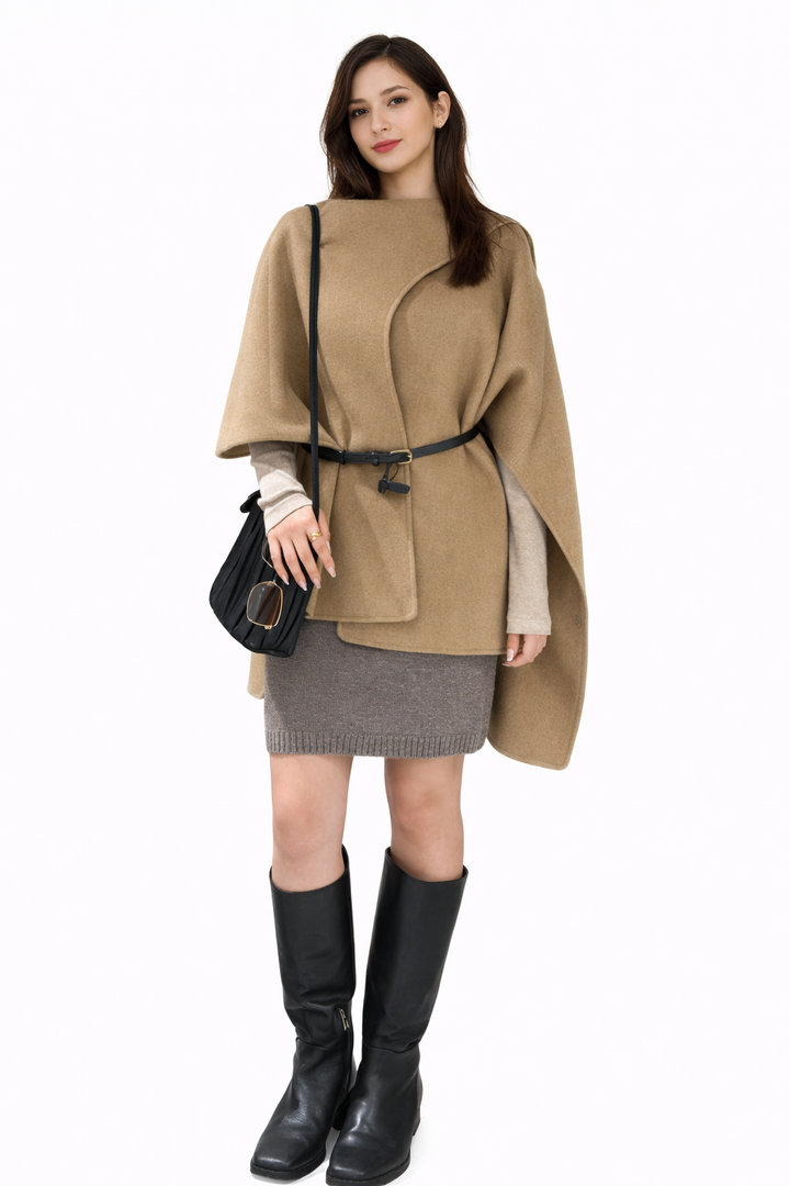 فستان ماكسي أبيض مطرز بحافة مزينة بشراشيب - أزورا