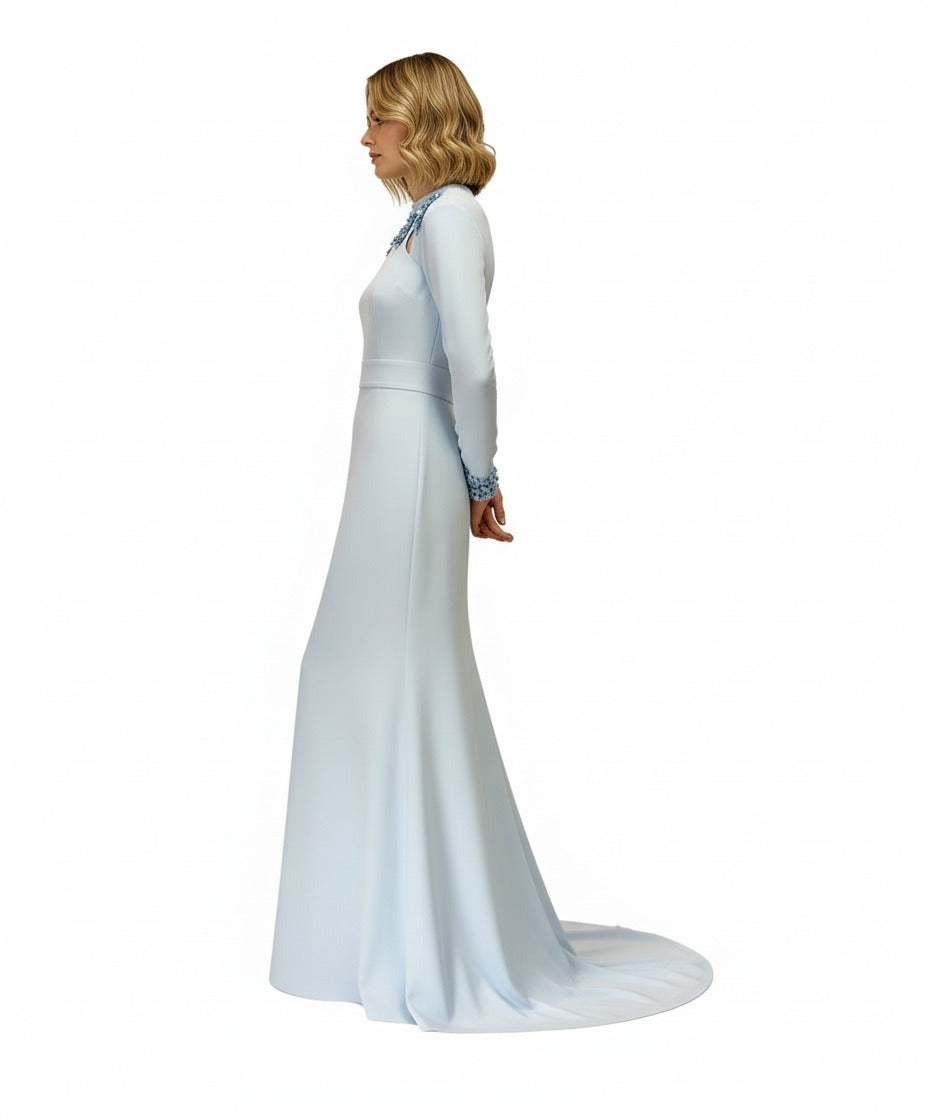 Embellished cutout mermaid gown – Lolisa