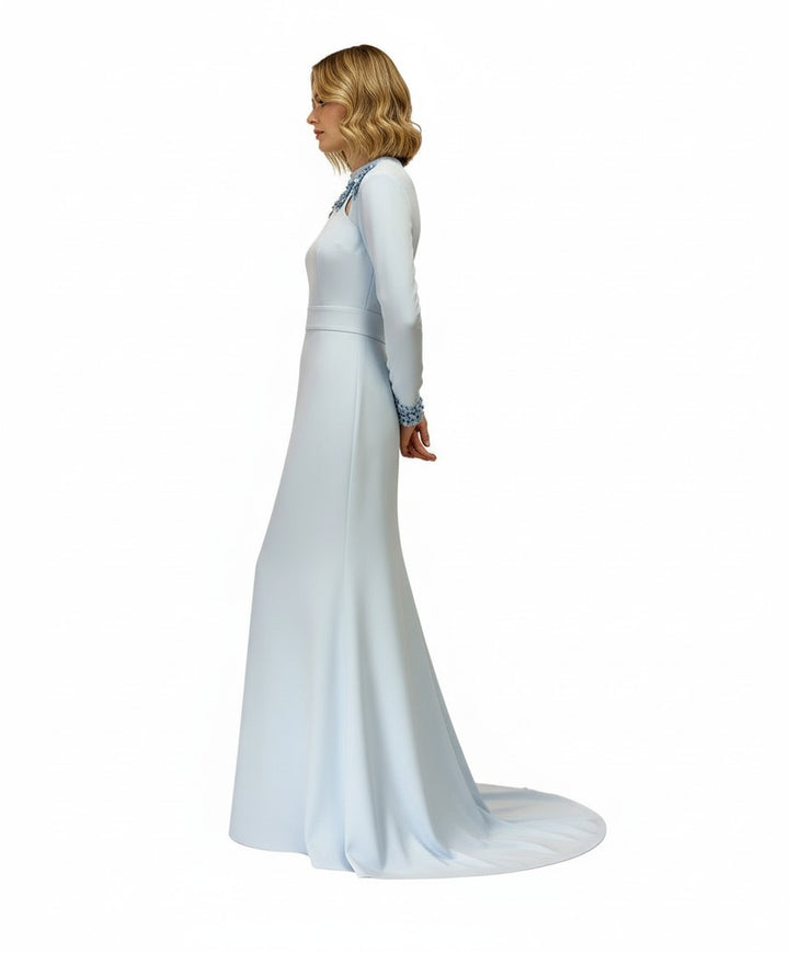 Embellished cutout mermaid gown – Lolisa