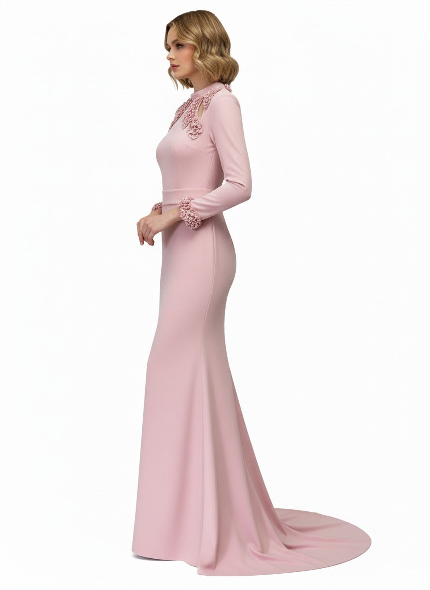 Embellished cutout mermaid gown – Lolisa