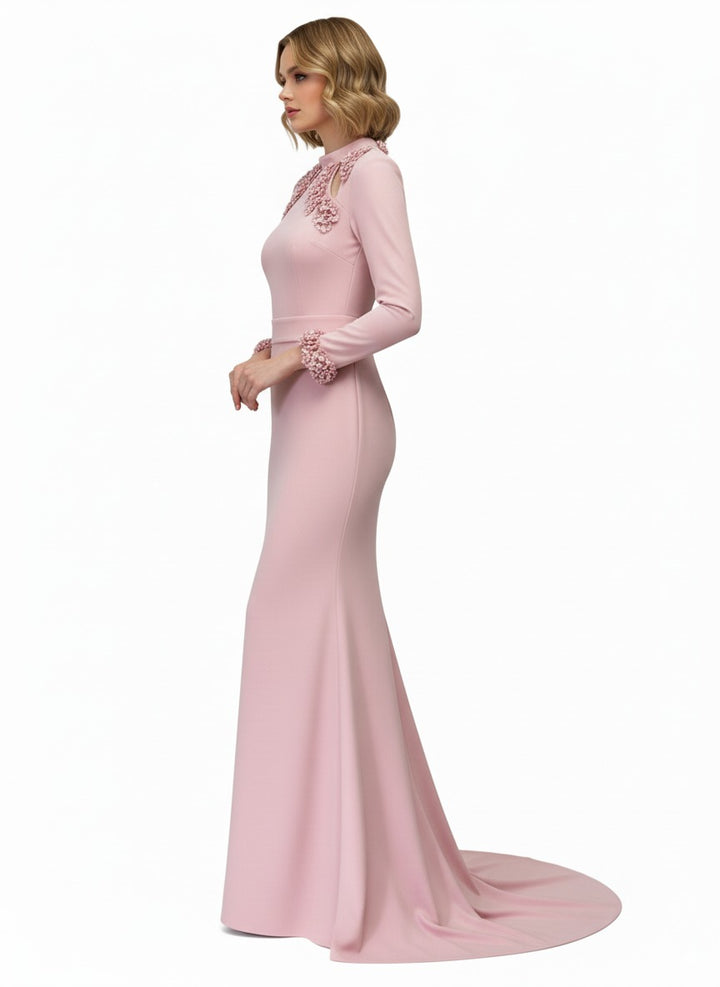 Embellished cutout mermaid gown – Lolisa