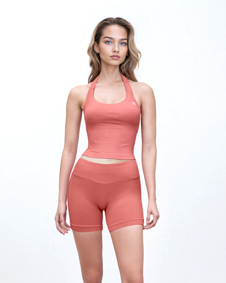 Plissiertes Oberteil mit ausgestellten Ärmeln und Maxirock-Set mit Taillengürtel – Rosiny 