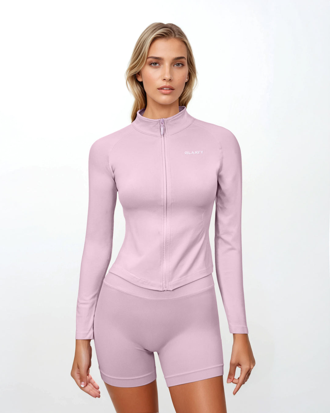 Geplooide top met uitlopende mouwen en maxi-rok set met tailleband – Rosiny 