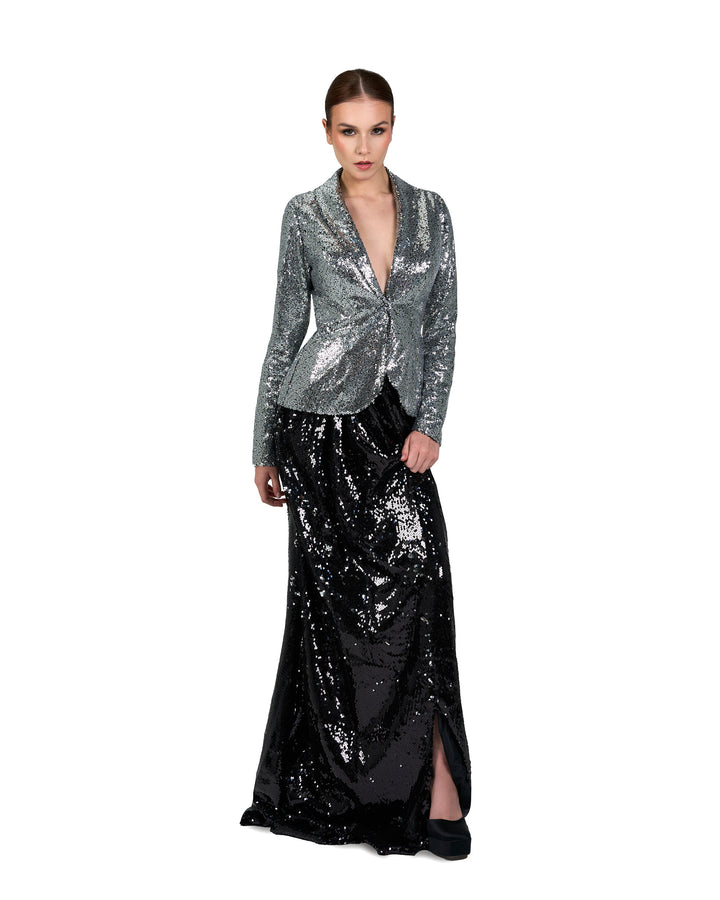 Sequined Blazer and floor-length skirt - Set