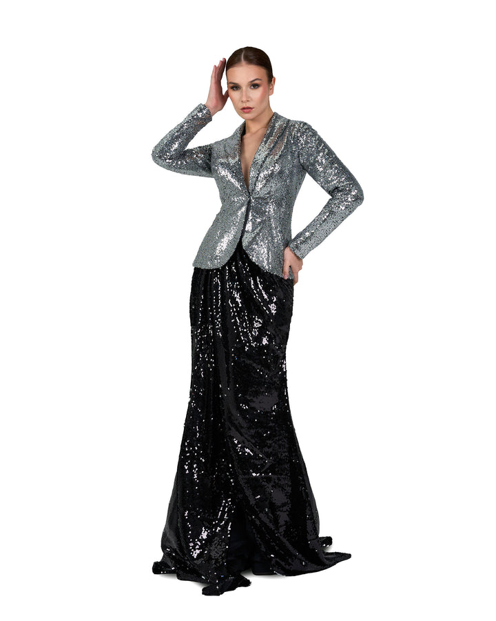 Sequined Blazer and floor-length skirt - Set