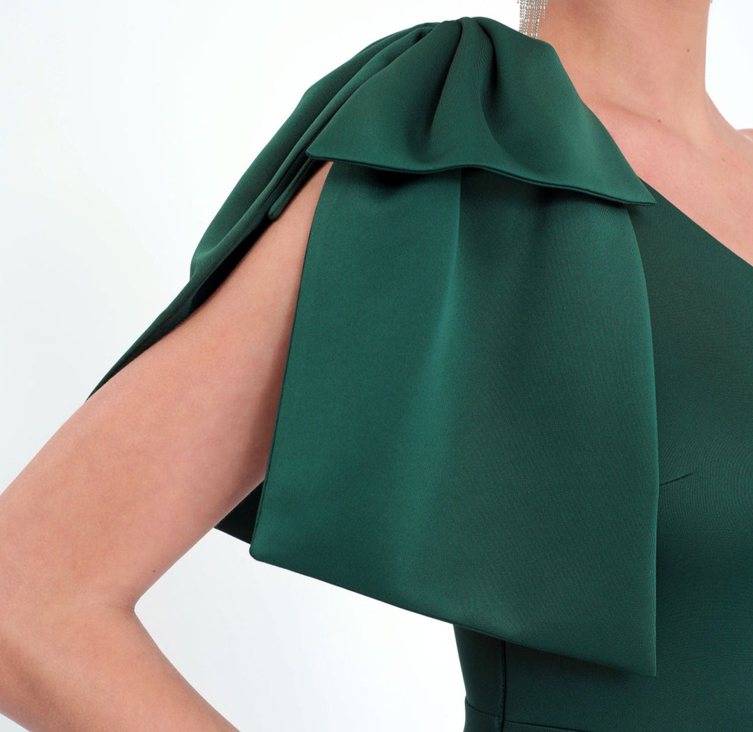 Geplooide top met uitlopende mouwen en maxi-rok set met tailleband – Rosiny 