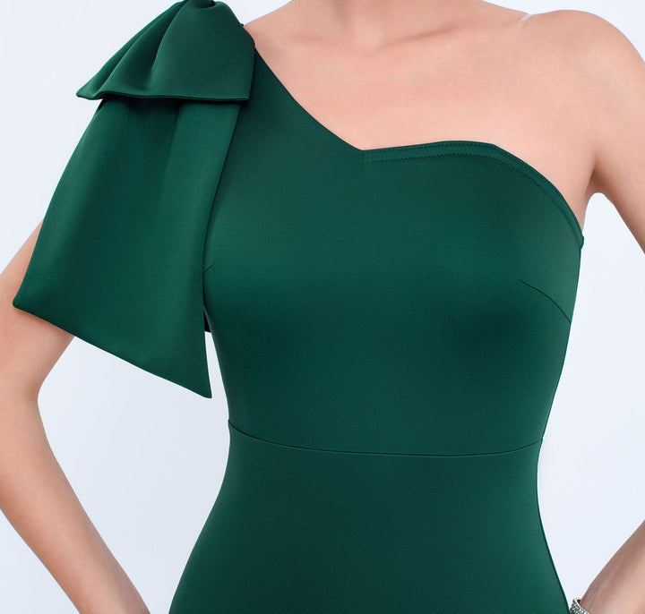 Geplooide top met uitlopende mouwen en maxi-rok set met tailleband – Rosiny 