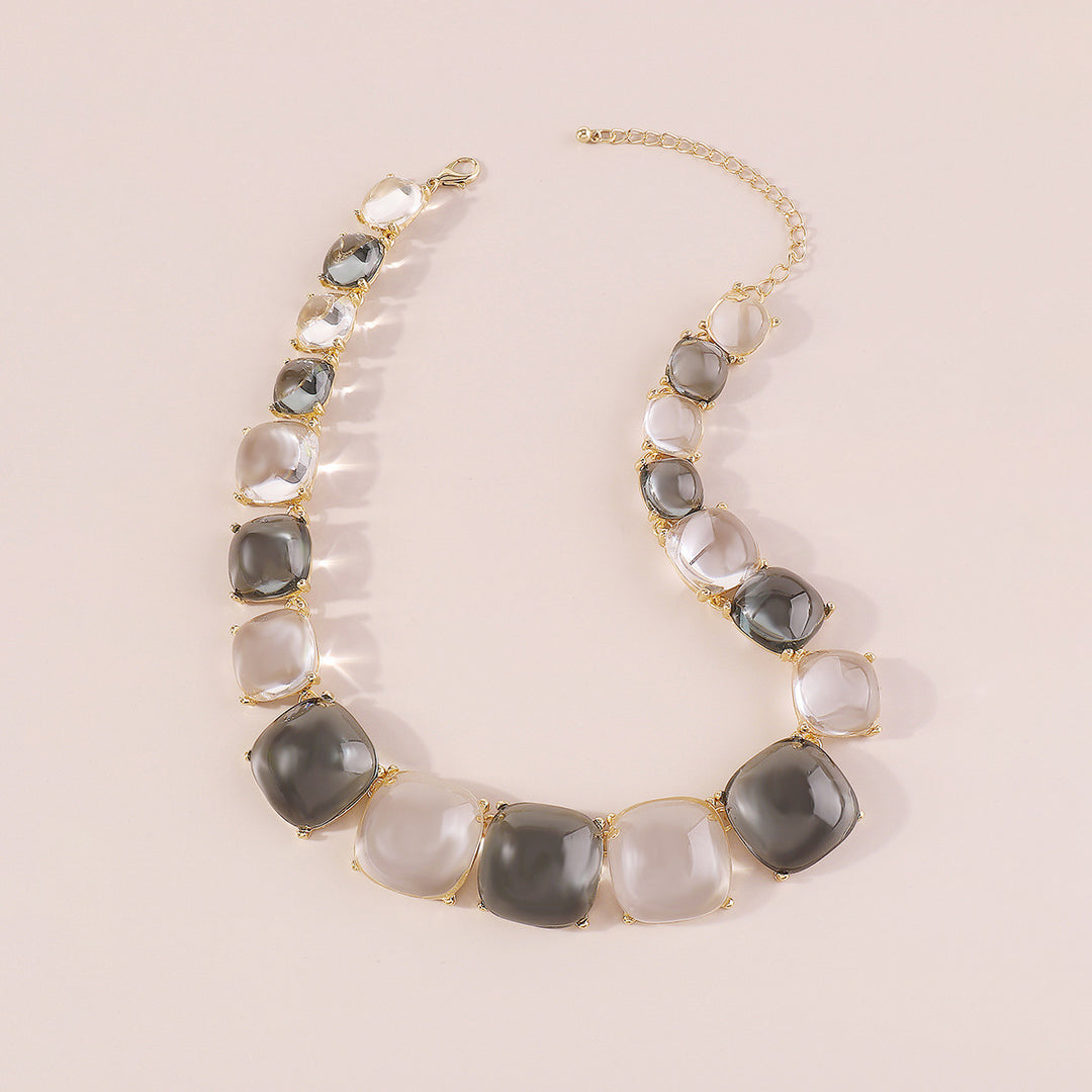 veelkleurige ketting met emaille zee bedels - CORALIA 