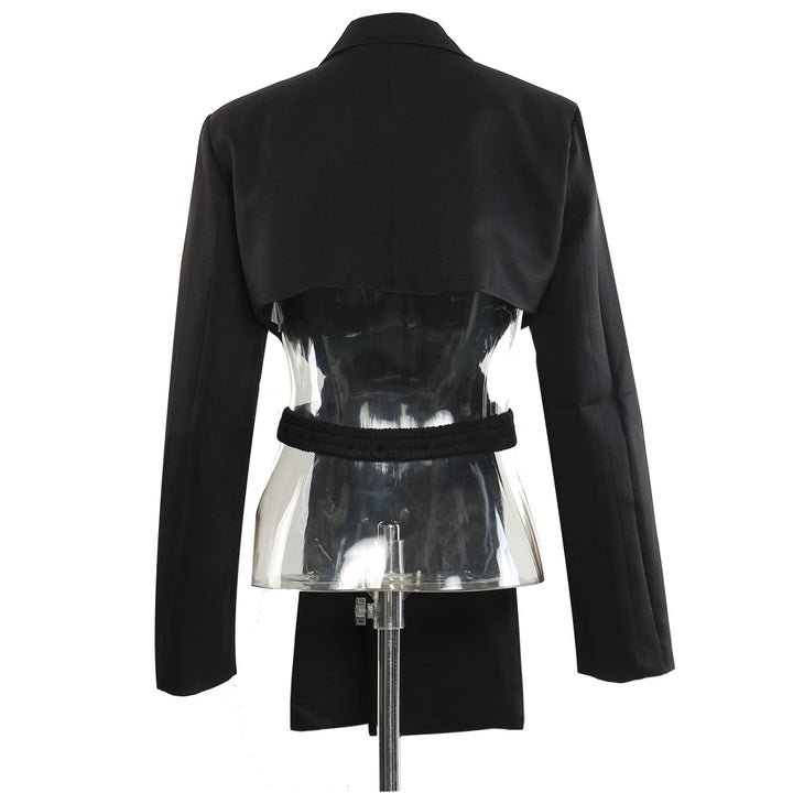 جاكيت بليزر مصمم خصيصًا بكتفين مكشوفتين - عاجي