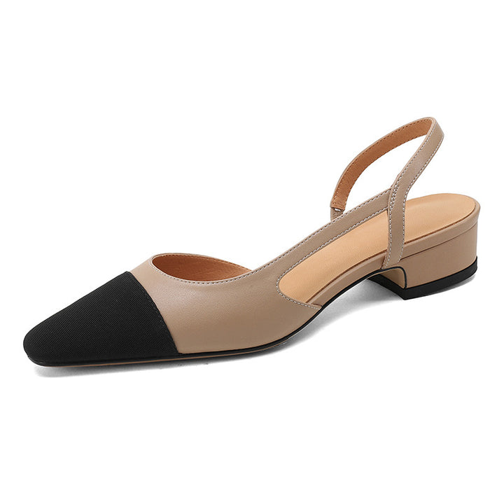 slingback pumps with contrast cap toe – CELINEDKI