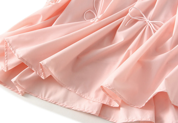 midi skirt with gathered bow detailing – FERA