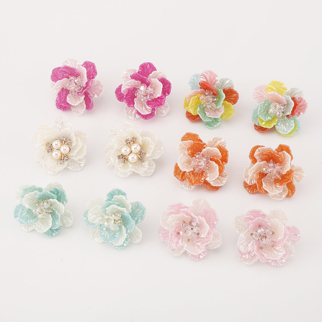 veelkleurige ketting met emaille zee bedels - CORALIA 