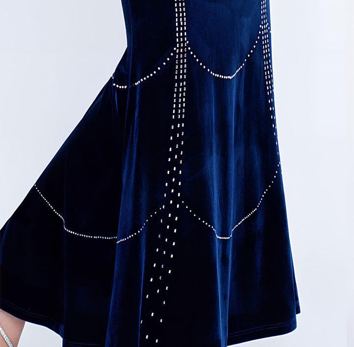 Haut à manches évasées plissées et ensemble jupe longue avec ceinture à la taille – Rosiny 