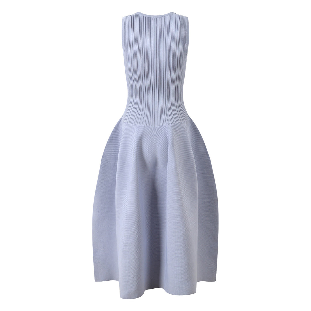 Geplooide top met uitlopende mouwen en maxi-rok set met tailleband – Rosiny 