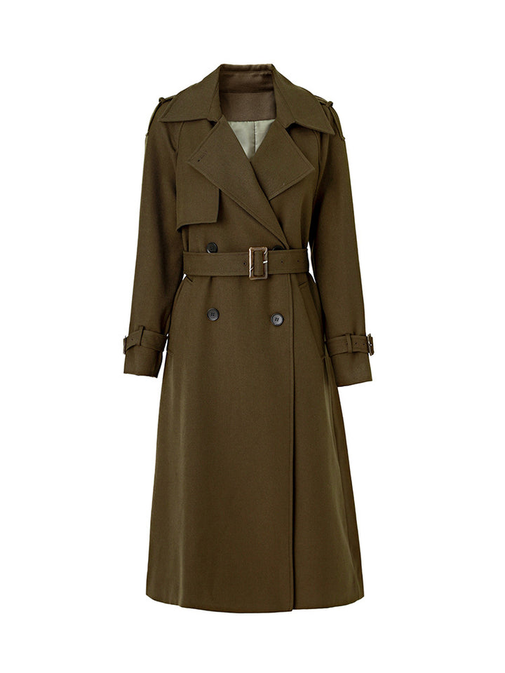 luxury double-breasted trench coat – AURELIA