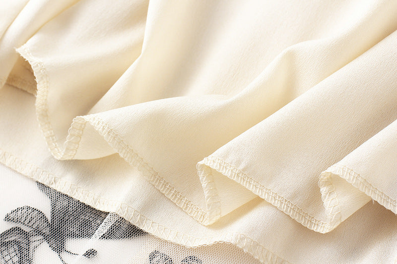 tulle midi skirt with embroidered butterfly overlay – MARIPOSA