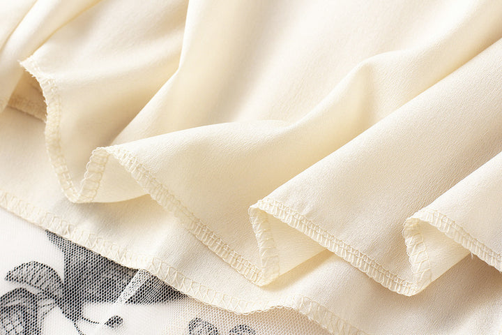 tulle midi skirt with embroidered butterfly overlay – MARIPOSA