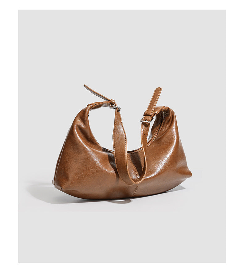 gewebte Rattan-Tragetasche mit doppelten Ledergriffen – LÉONIE 