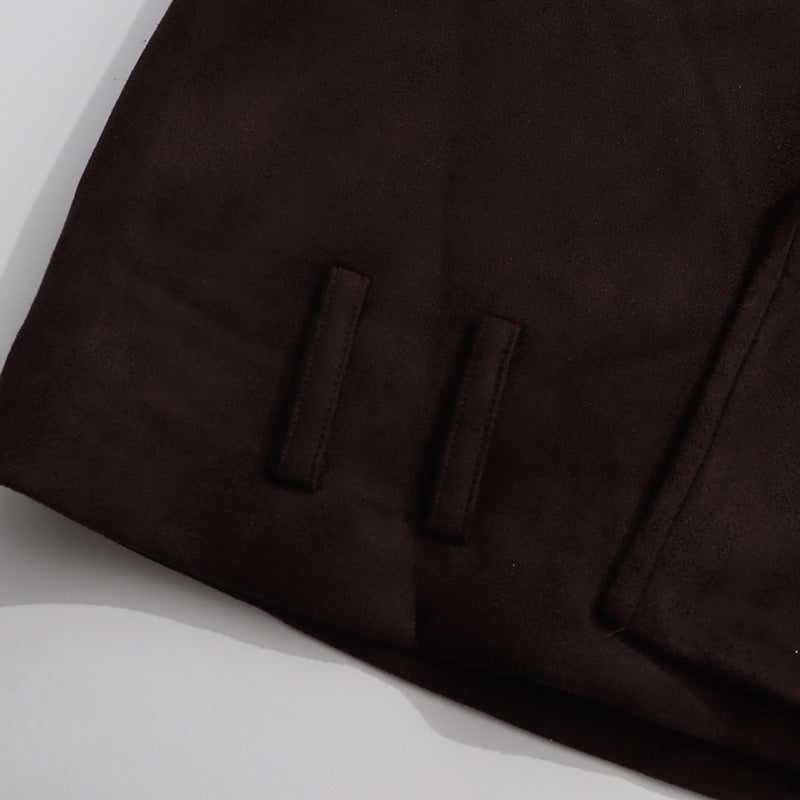 cropped trench jacket with belted waist – SIENNA