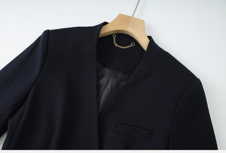 Belted wrap blazer and flared trousers set – IRON