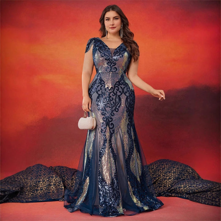 Geplooide top met uitlopende mouwen en maxi-rok set met tailleband – Rosiny 