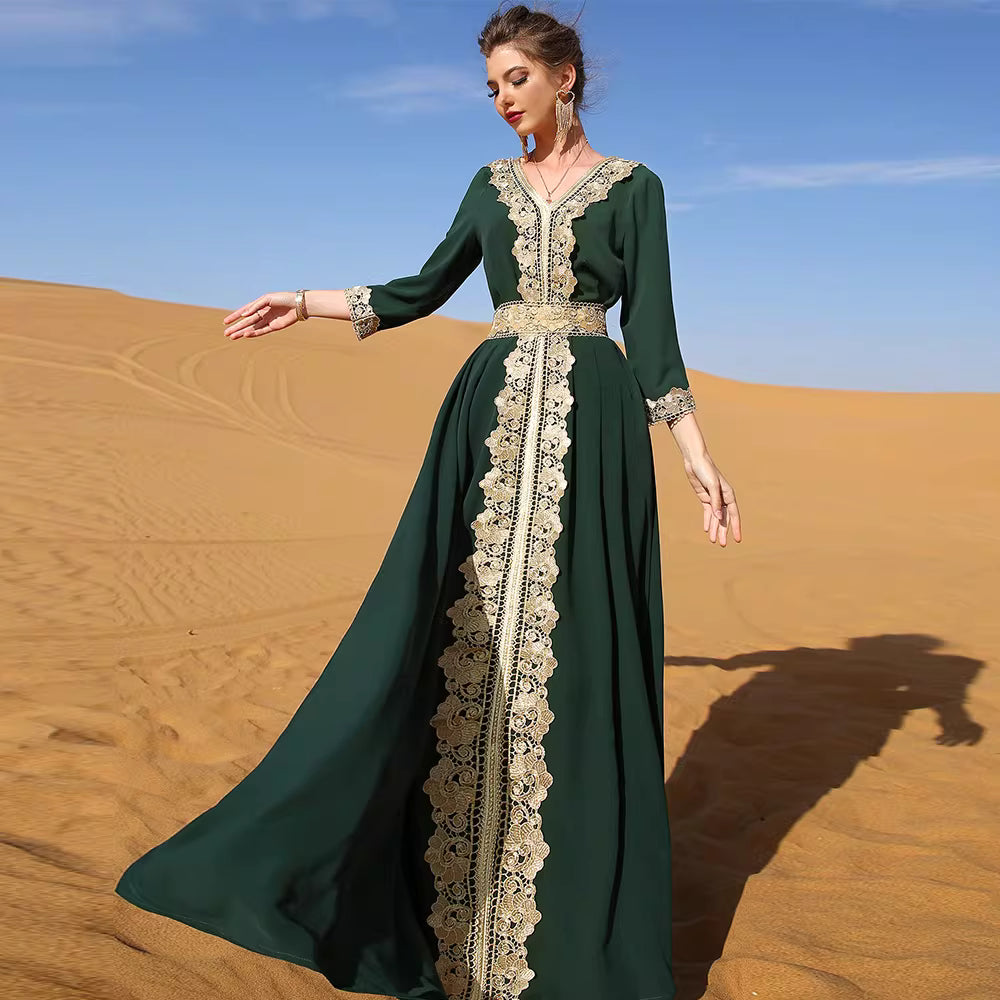 Elegant Long Sleeve Maxi Dress – VELORA
