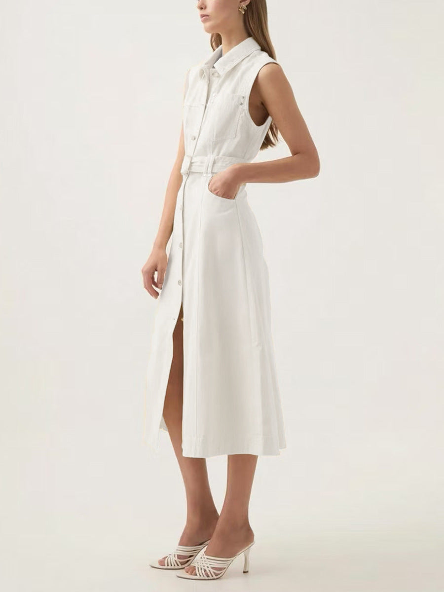 Geplooide top met uitlopende mouwen en maxi-rok set met tailleband – Rosiny 