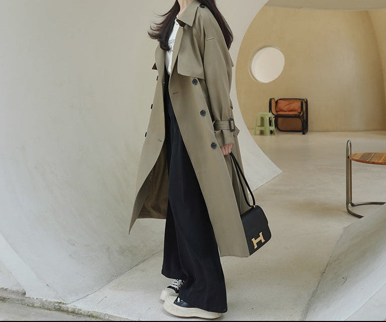 classic double-breasted trench coat – OLIVIA